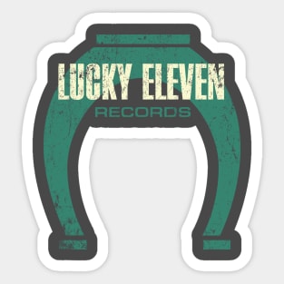 Lucky Eleven Records Sticker